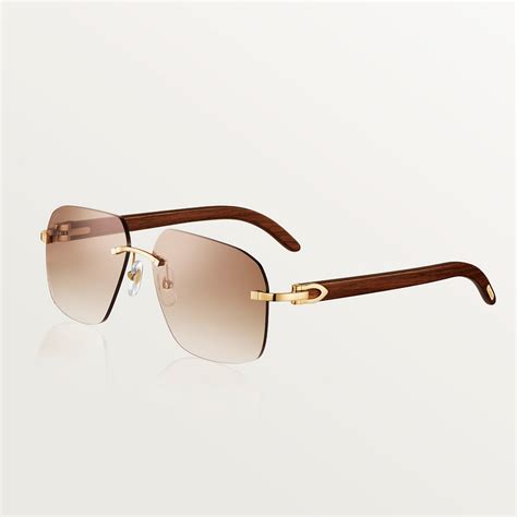 cartier sonnenbrille damen gold|Luxus.